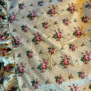 Vintage Ralph Lauren Sophie full flat sheet with ruffle